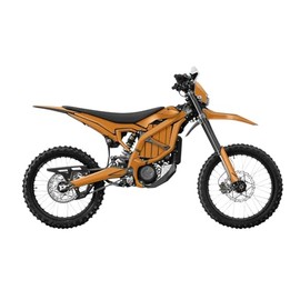 Surron Ultra Bee Graphics Kit Wrap - Solid Orange - Sur-Ron Skin - Premium 3M Vinyl Protective Wrap Decal Cover - Easy to Apply | Crafted in The USA by MightySkins