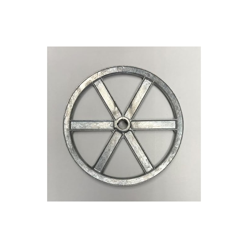 Chicago Die Cast 10 in. Dia. Zinc Single V Grooved