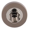 Excel Architectural DH3578 Round Bathroom Turn & Release, Black Nickel/Polished