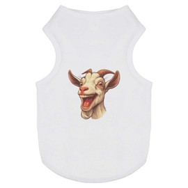 'Laughing Billy Goat' Pet Dog/Cat T-Shirt (PT00137964)