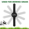 Viitech Pack of 60 Replacement Blades Grass Trimmer, 14 cm