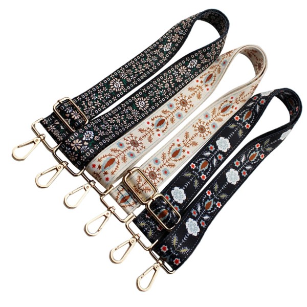 SHINEOFI Wide Bag Strap Replacement 3pcs Set Lengthened Shoulder Bag