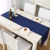 DUALIFE 2PCS Navy Table Runner Handcrafted Table Cloth Table Runners
