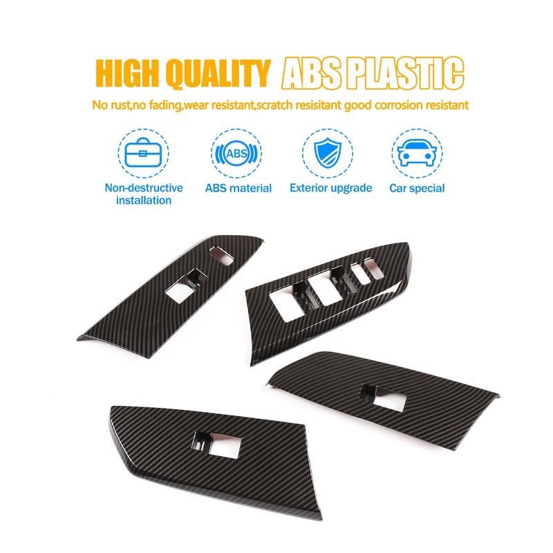 LLKUANG for Toyota Tundra 2014-2021 ABS Plastic Window Switch Button