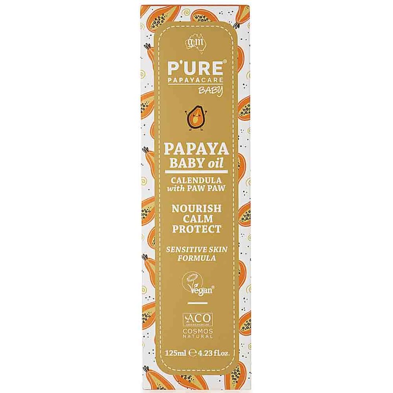 PURE Papaya Baby Oil, 125ml
