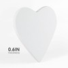 TRANSON 3 Sizes Heart Shaped Stretched Canvas Primed Ready for