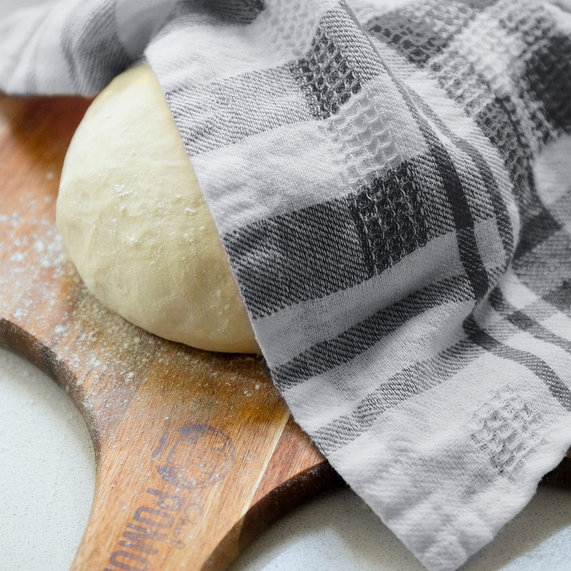 Chef Pomodoro Tea Towels, Cotton Tea Towels, Kitchen Towels, Grey