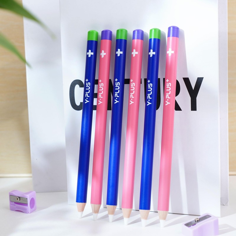 YPLUS Detail Eraser Pencils, Fine Detail Eraser with Sharpener, Perfect