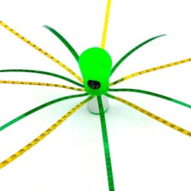 Lobo Lures Montauk Green & Gold Skipjack Ahi Ballyhoo Tuna Dredge Heads Trolling Lure