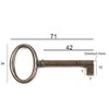 Furniture Key Antique Style Furniture Burnished Replacement Key Blank Patina