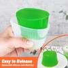Webake Silicone 4oz Jello Shot Cup with Lids, Squeezable and