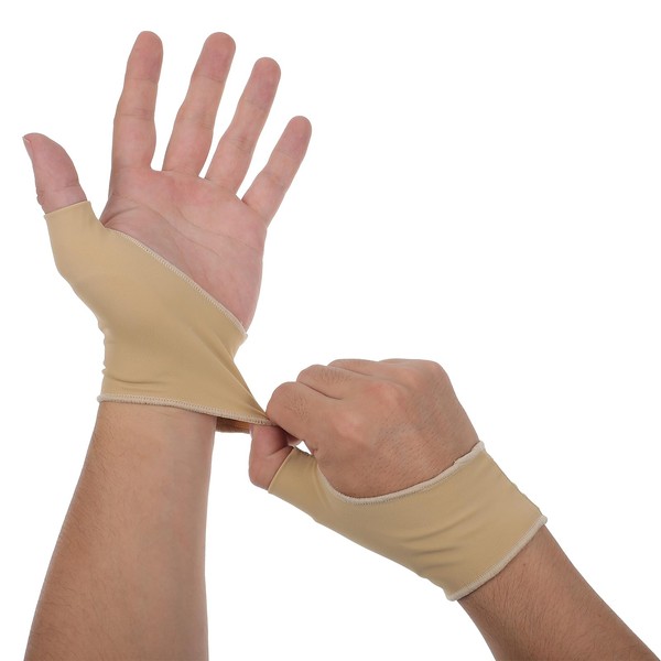 Josojoou 2 Pairs Thumb Wrist Brace Compression Sleeve, Soft Thumb