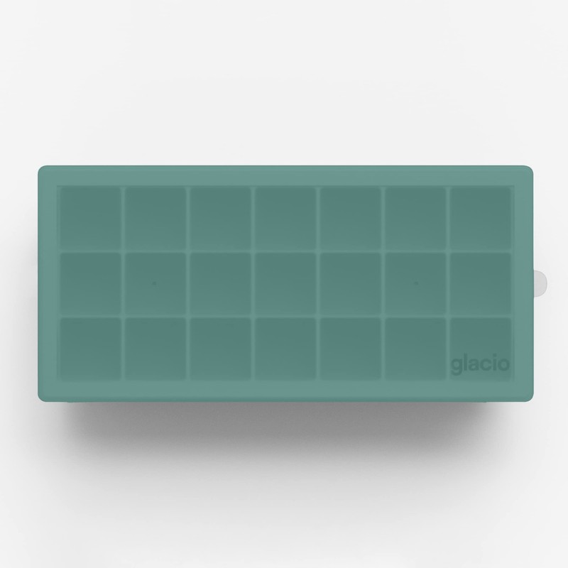glacio Ice Cube Tray – Small Silicone Molds with Lids,
