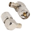 2PCS UHF Male PL-259 to BNC Female Adapter 90 Degree
