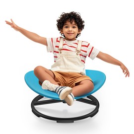 PURUYE Spinning Chair for Autistic Kids, Sensory Chair for Autistic Children, Training Body Coordination, No Assembly Required, Sensory Swivel Chairs for Kids with Non-Slip Design