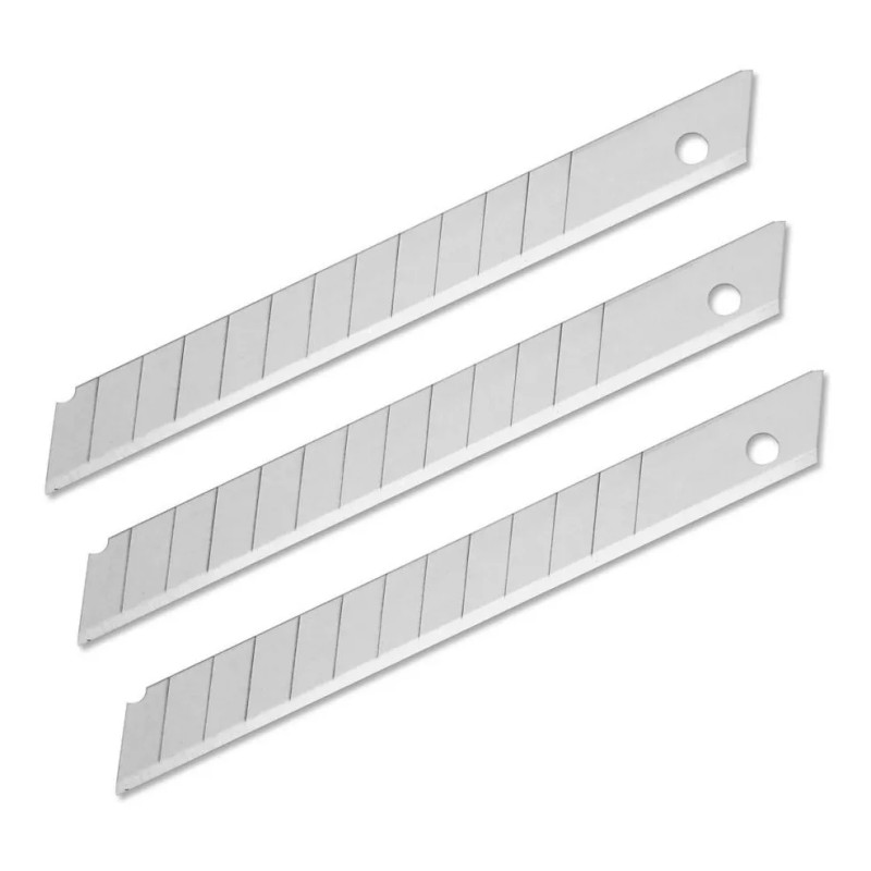 BLADES 100 Repuestos Navaja Cutter Exacto 18mm Grueso Acero