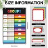 Gueevin Pocket Chart for Classroom Group Management Pocket Chart with