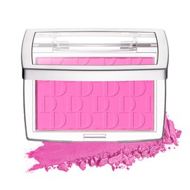 Powder Blush, Radiant Glow Face Blusher, Highly Pigmented and Buildable, Long-Lasting Sweat-Resistant, Ultra Fine Lightweight Texture, Pink