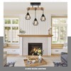 Feanron 3-Lights Farmhouse Dining Room Pendant Light Fixtures Over Table,