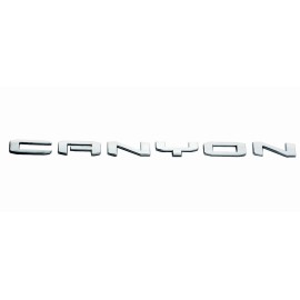 GMC 1PC Chrome Rear Tailgate Canyon Emblem Badge Fit 2023-2024 GMC Canyon