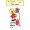 Suzy's Zoo Stickers 4-pack, "Happy Birthday!" 10134