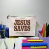 Christian Gifts for Women, Christian Makeup Bag, Jesus Saves Bible