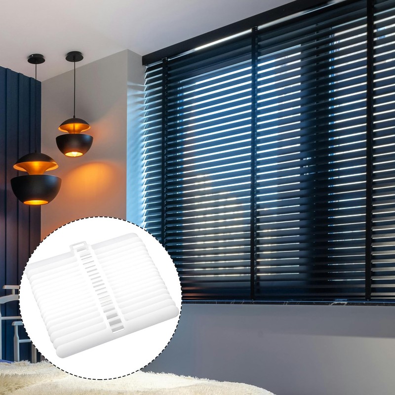 Luckious Vertical Blind Top Hangers,White Vertical Blind Double Hole Top