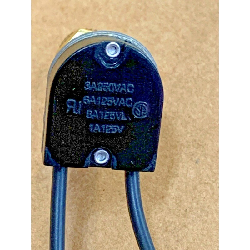 CANAL Brass Push button switch 6A 125V, 1 1/8" thread,