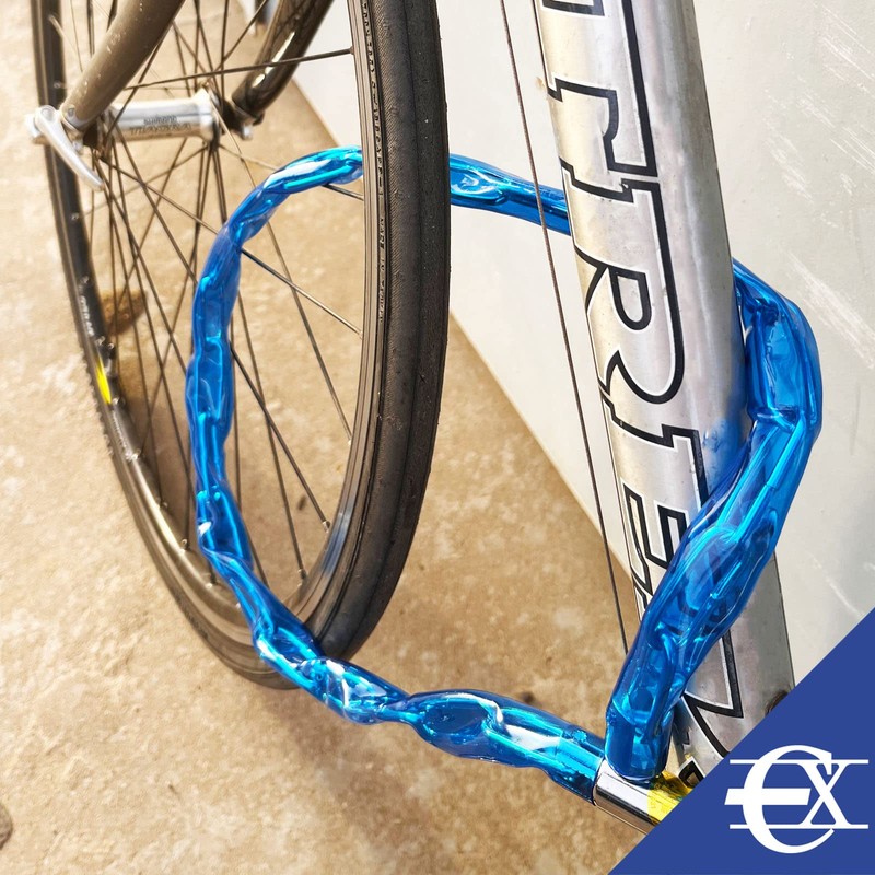 EUROXANTY Bicycle Lock | Plastic Coated Chain Lock | Link