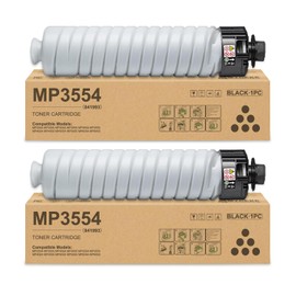 Myceke MP2554 MP3554 Toner Cartridge Replacement for Ricoh MP2555 MP3054 MP3055 MP3555 MP4054 MP4055 MP5054 MP5055 MP6054 MP6055 IM2500 IM3500 IM4000 IM5000 IM6000 Printer (Black 841993 , 2 Pack )