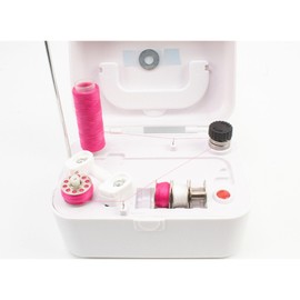 Electrical Bobbin Winder with Lock and Hidden Handle, Adjustable Bobbin Slot Fast Motor, Automatic Bobbin Winder for Sewing Machine Compatible with All Major Bobbin Types