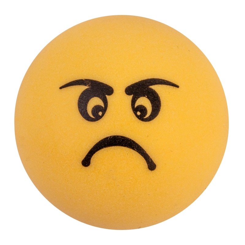 STIGA 6 Pack Emoji Ping Pong Balls - 40mm ITTF
