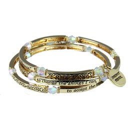 4030598 Serenity Prayer Coil Bracelet God Grant Me The Serenity AA Friend