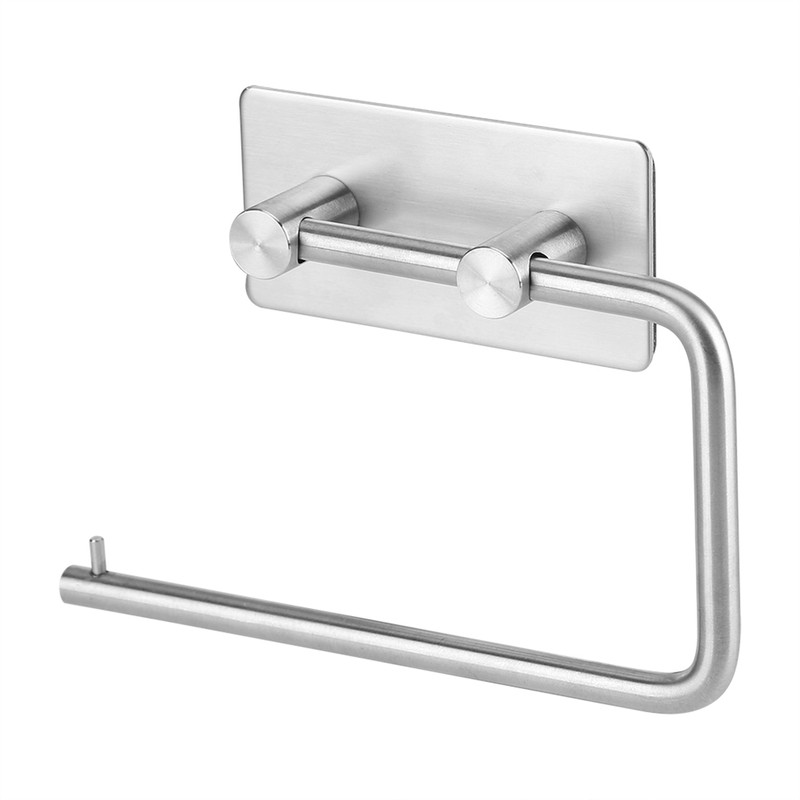Wall Mounted Stainless Steel Roll Paper Holder Tissue Towel Rack