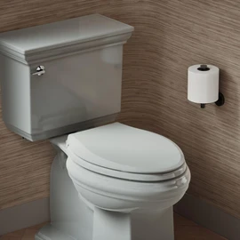 KOHLER CACHET® Nightlight Soft Close Toilet Seat Elongated, ReadyLatch®, Grip-Tight Hardware, Ice Grey