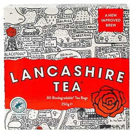 Lancashire Black Team 80 Tea Bags, 250g