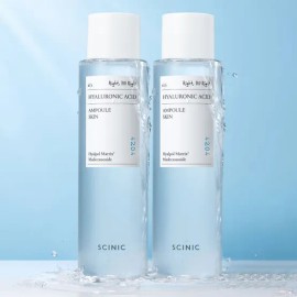 Cynic [1+1] Hyaluronic acid ampoule skin moisture toner 300ml large capacity soothing moisturizing quick drying / [1+1] 히알루론산 앰플 스킨 수분 토너 300ml 대용량 진정 보습 속건조