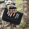 Kosibate Tactical Notebook Padfolio Ring Binders with 45 Sheets,Army Military