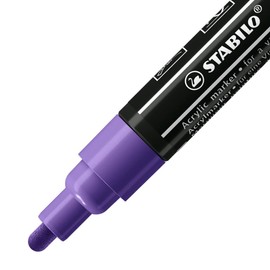 Acrylic Marker - STABILO Free Acrylic T300 2-3mm Bullet Tip Violet, 692/755