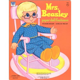 VINTAGE UNCUT 1972 MRS BEASLEY  PAPER DOLL ORG SZ LASER REPRODUCTION NO1 SELLER