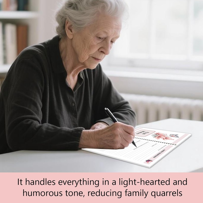 End of Life Planner Book with Twin Wire Spiral Binding,