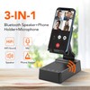 taopodo Multifunctional Cell Phone Stand with Wireless Bluetooth Speaker and