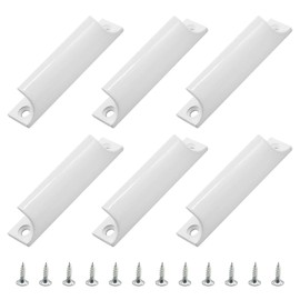 VARKAGE Pack of 6 Balcony Door Handles, Balcony Door Handle, Outdoor Patio Door Handle, Patio Door Handle, Outdoor for Doors and Windows, Cabinet Doors (including Stainless Steel Screws)