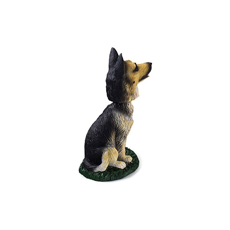 Animal Den German Shepherd Tan and Black Dog Bobblehead Figure
