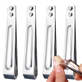4 Pack Stainless Steel Garlic Peeler, Fish Bone Tweezers, Fish Bone Pliers, Stainless,Effortlessly Peel Garlic, Say Goodbye to Garlic Smell Essential Garlic Tool