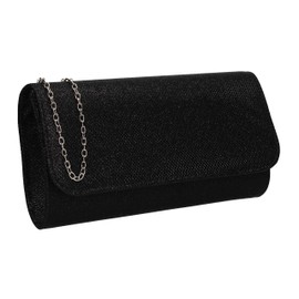 SwankySwans Women's Chloe Clutch, Black, M UK