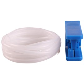 Ted Lele 8Meters 26.2Ft 4mm OD 2mm With Tube cutter PTFE Teflon Bowden Tube for (white) (8M)