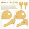 Zookpr 4Pcs Cedar Chest Key Replacement Fits All Lane S