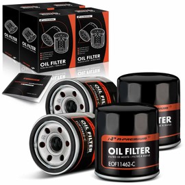 A-Premium 10K Miles Protection Spin On Oil Filter Compatible with Chevy Spark 2013 2014 2015, 4-PC Set