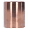 Round Pen Holder Stainless Steel Vase Cosmetic Brush Container Desktop